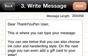 Thank You Pen screenshot 3