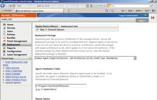 Zenworks screenshot 1