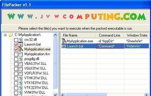 FilePacker screenshot 2