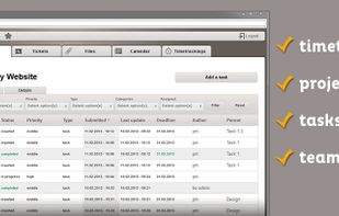 timetracking, projects, tasks, teams