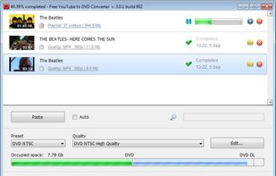 Free YouTube to DVD Converter screenshot 1