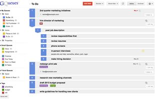 GQueues screenshot 1