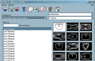 progeCAD Professional comes with over 11000 blocks and symbols