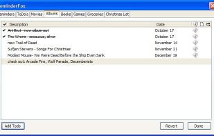ReminderFox screenshot 2
