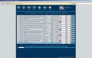 Myibidder Main Web interface with your list of snipes