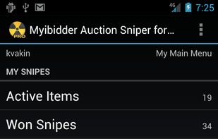 Myibidder Android app