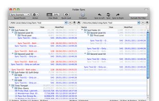 The Main Folder Sync Window