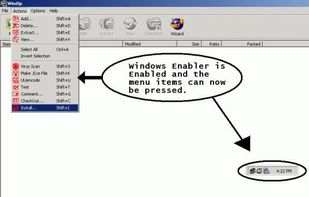 Windows Enabler screenshot 1