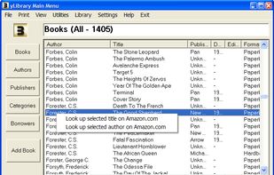 BookDB screenshot 1