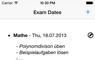 MyTimeTable.de screenshot 2
