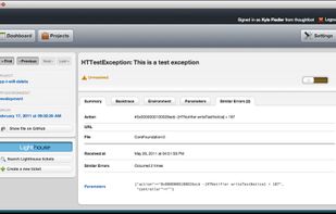 Airbrake screenshot 1