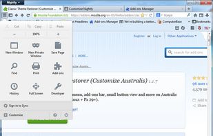 Classic Theme Restorer screenshot 2