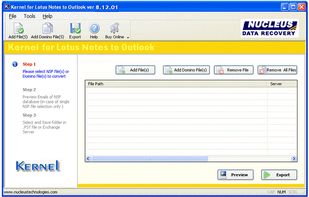 Kernel for Lotus Notes to Outlook screenshot 1