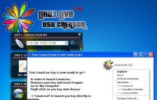 Final image of the usb drive creation