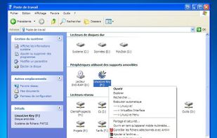 Context Menu on USB Drive