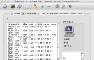 KontrolPack 1.4.0 : JKontrol server on Mac OS X 10.5.7