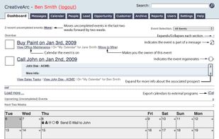 Heap CRM screenshot 1