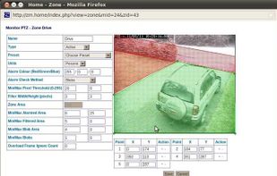 ZoneMinder Zone