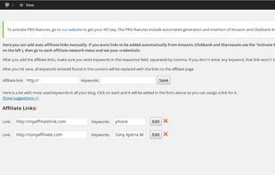 Wp Auto Affiliate Links screenshot 1