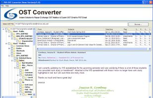Perfect Data Solutions OST to PST screenshot 1