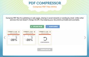 Online PDF Compressor screenshot 1