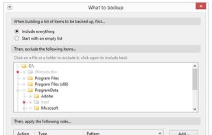Exclusion/inclusion filters
