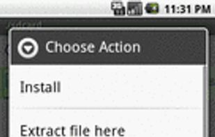 AndroZip screenshot 2