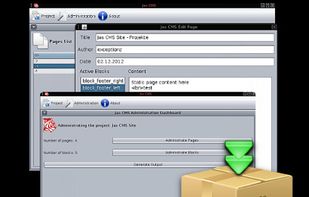 Jas CMS screenshot 1