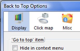 Back to Top screenshot 3