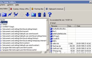 Empty Temp Folders screenshot 1