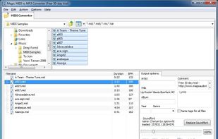 Magic MIDI to MP3 Converter screenshot 1