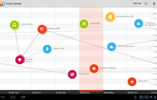 Visual Calendar for Tablets screenshot 1