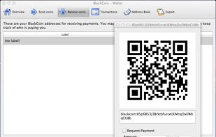 Beautifull, open source, BlackCoin-Qt wallet.