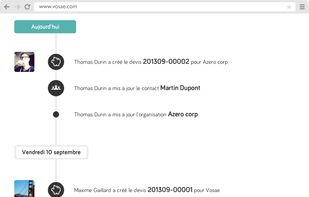 Vosae realtime dashboard