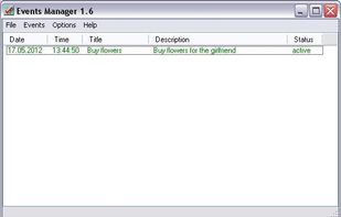 Altarsoft Events Manager screenshot 1