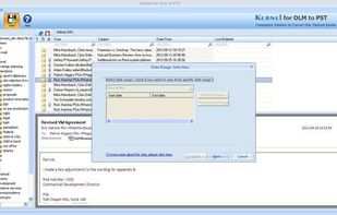 Kernel for OLM to PST screenshot 1