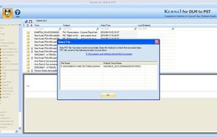 Kernel for OLM to PST screenshot 2