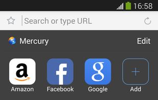 Mercury Web Browser screenshot 3