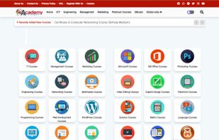 Home page of eAcademy