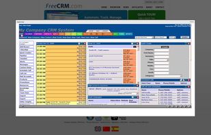 FreeCRM screenshot 1