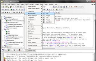 TeXnicCenter user interface