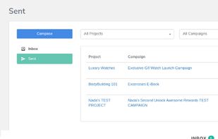 INBOX
Using a built-in inbox system, you can easily engage with referrals by sending broadcast messages or answering individual messages from your referrals.