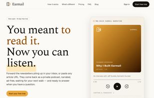 Earmail screenshot 1
