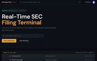 Earnings Feed Live Feed