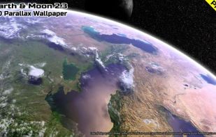 Earth and Moon in HD screenshot 3