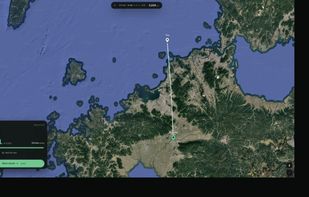 Round result: distance, points and the real location.