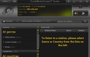 EarthMediaCenter Radio screenshot 1