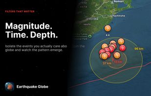Earthquake Globe screenshot 2