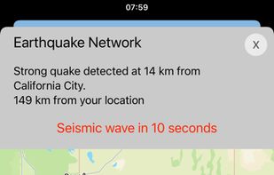 Earthquake Network screenshot 1