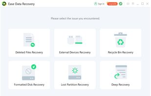 Ease Data Recovery screenshot 1